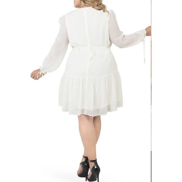 New ~ STANDARDS AND PRACTICES ~ Prairie Chiffon Dress- Gorg - SZ 1X - - Picture 2 of 7